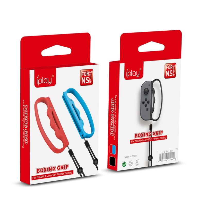 Boxing Joy-Con Grip With Strap For Nintendo Switch - Red