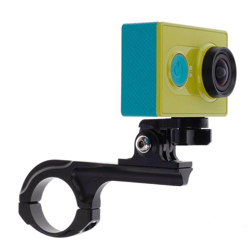 Bicycle Handlebar Holder with Connector Mount for Xiaomi Yi Sport Camera - Red