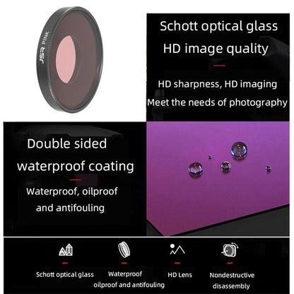 Underwater Lens Filter for Dji Action 3 - Diving - Red