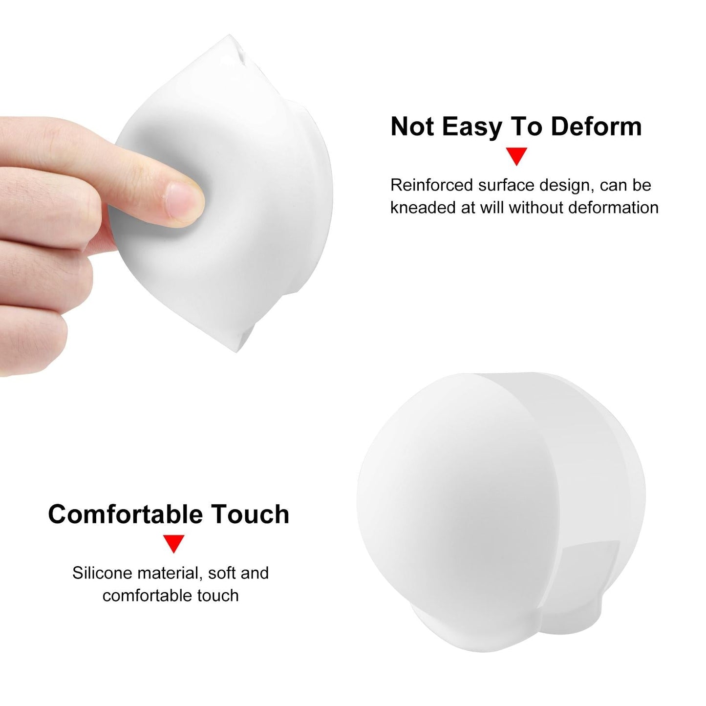 Silicone Dive Case Lens Guard for Insta360 X3 / X4 - Invisible and Protective - Red