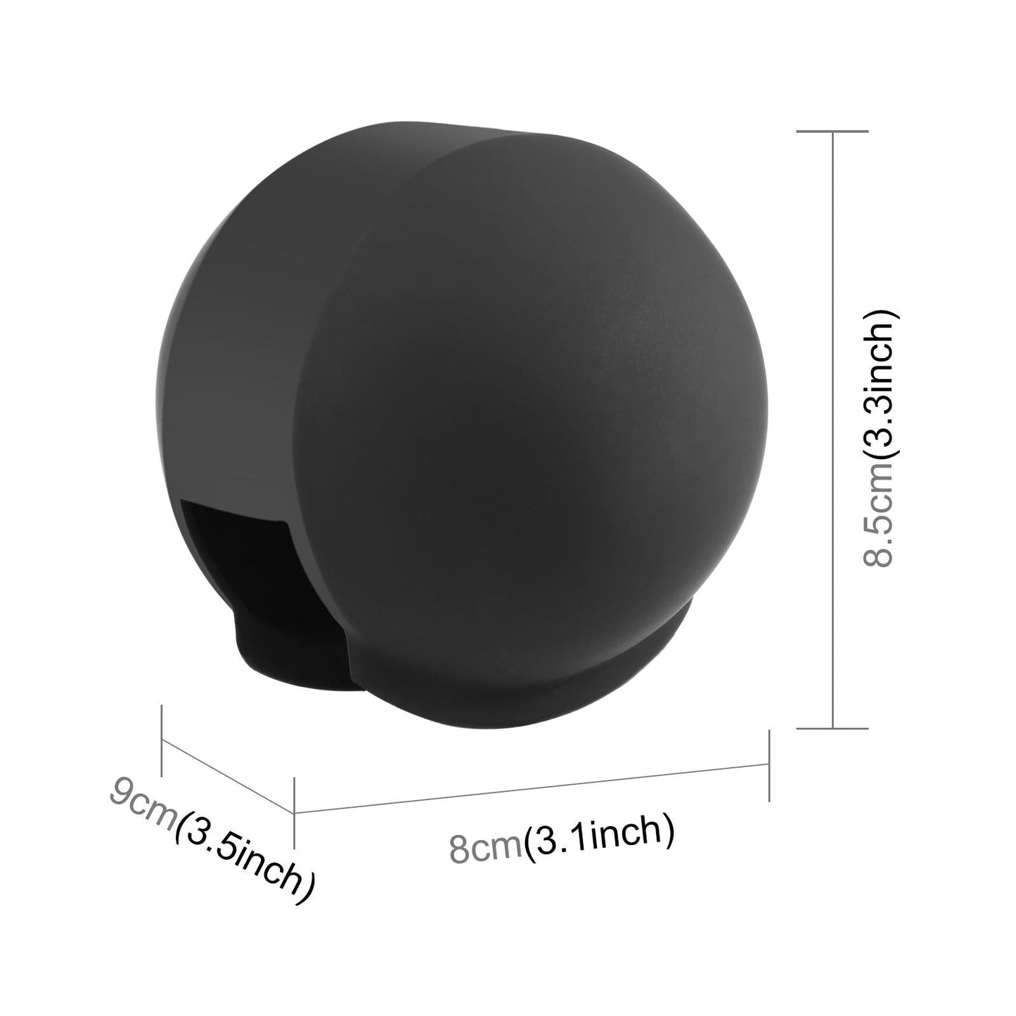 Silicone Dive Case Lens Guard for Insta360 X3 / X4 - Invisible and Protective - Red