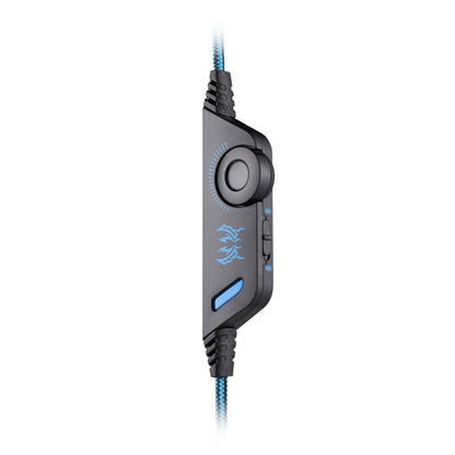 3.5Mm Gaming Headset With Mic & Led For Laptop / Phone - Red Black