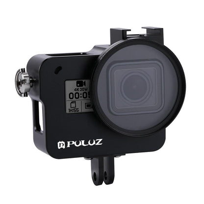 Aluminum Protective Cage With Uv Lens For Gopro Hero 2018 / 7 / 6 / 5 - 52Mm