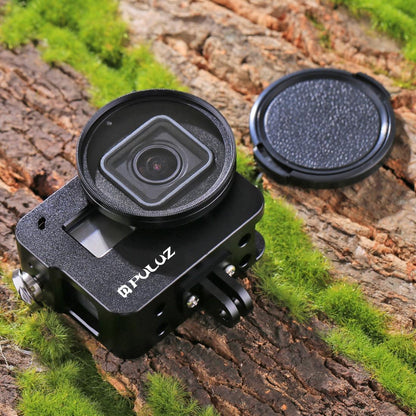 Aluminum Protective Cage With Uv Lens For Gopro Hero 2018 / 7 / 6 / 5 - 52Mm