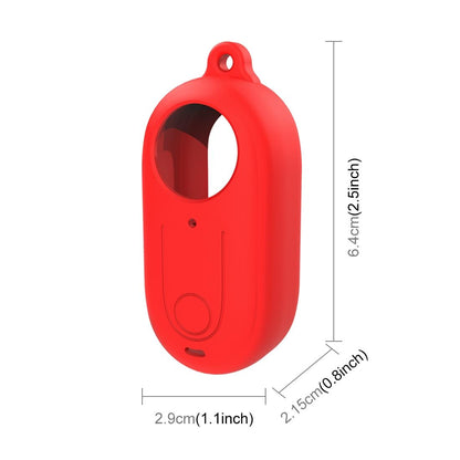 Silicone Case with Lens Cover for Insta360 Go 3 - Red