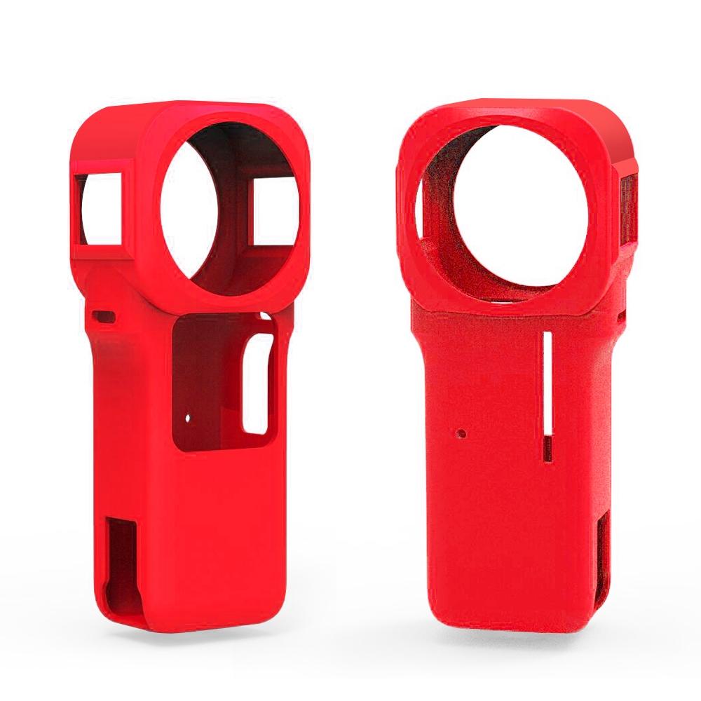 Insta360 One R 1 Inch Silicone Case With Lens Cover - Red