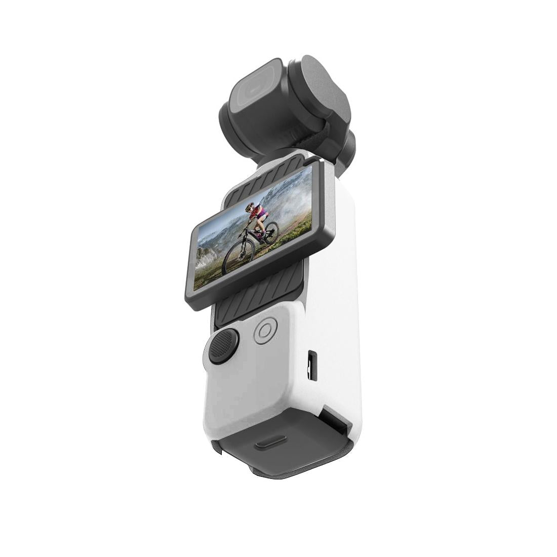 3 in 1 Silicone Case Set for Dji Pocket 3 - Red