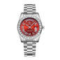 Waterproof Quartz Watch for Fashionable Life - Red
