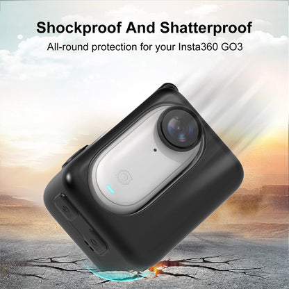 Silicone Charging Case for Insta360 Go 3 Camera - Red