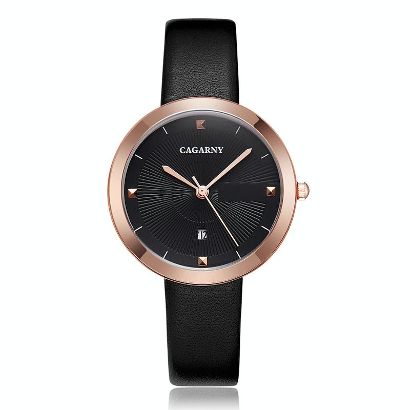 Waterproof Steel Band Quartz Watch - Fashion Life - Red