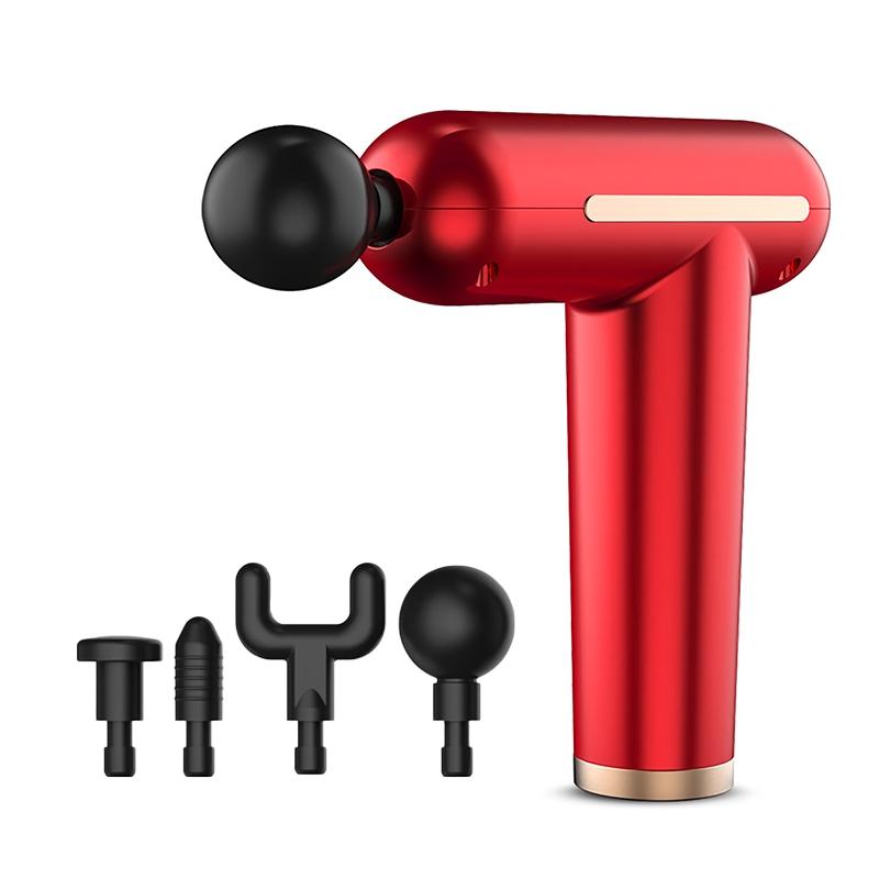 Adjustable Mini Electric Massage Gun With Usb Charging And Three-Speed Vibration