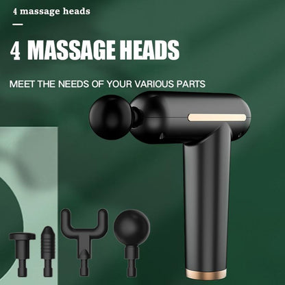 Adjustable Mini Electric Massage Gun With Usb Charging And Three-Speed Vibration