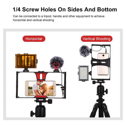 Smartphone Video Rig For Vlogging And Filmmaking - Red
