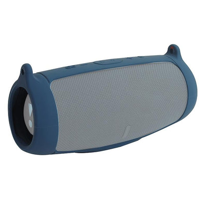 Portable Silicone Speaker Cover with Shoulder Strap & Carabiner for Jbl Charge 5 - Red