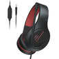 3.5Mm Noise-Canceling Gaming Headset With Retractable Mic - Black Red