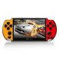 Retro Classic Handheld Game Console With 5.1 Hd Screen & 8G Memory - Supports Mp4 / Ebook - Yellow + Red