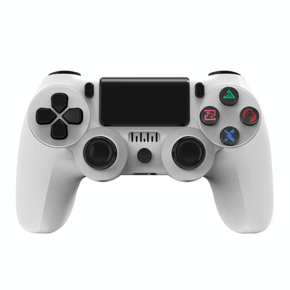 Wireless Bluetooth Game Controller for Ps4 with Dual Vibration and Light Strip - Star Red