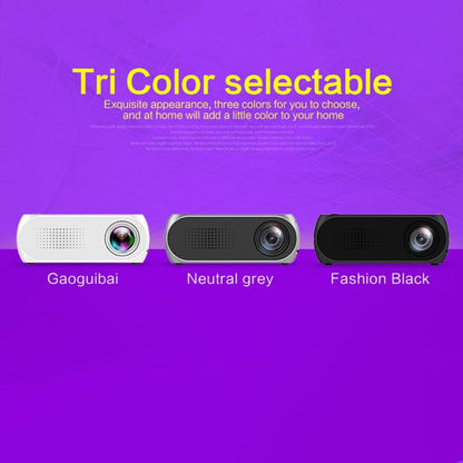 Mini Led Projector For Home Theater - Supports Hdmi Av Sd Usb - 320X240 Resolution - Silver