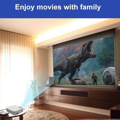 Portable Home Theater Projector - 1600 Lumens Hd Silver