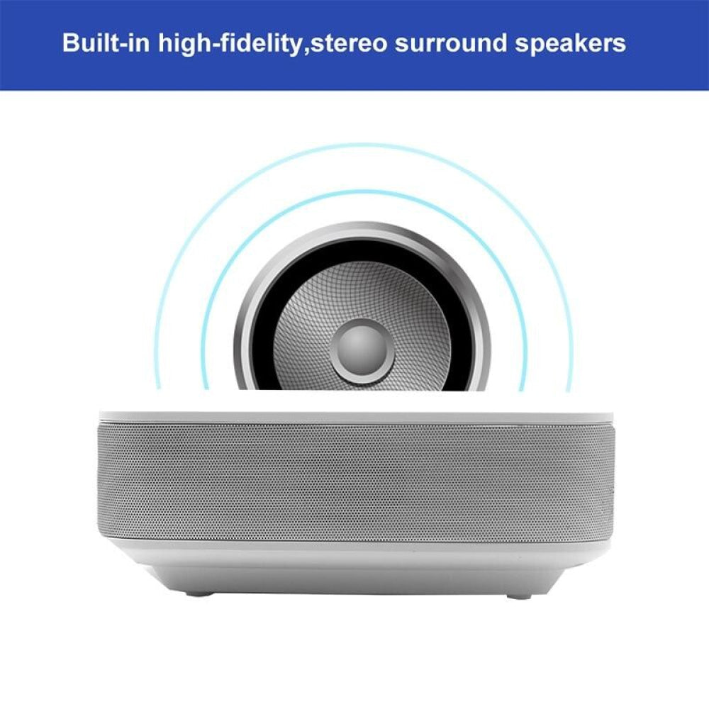 Portable Home Theater Projector - 1600 Lumens Hd Silver