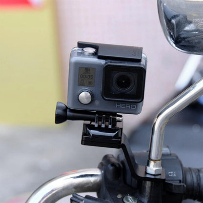 Universal Motorcycle Mount for Action Cameras - Silver