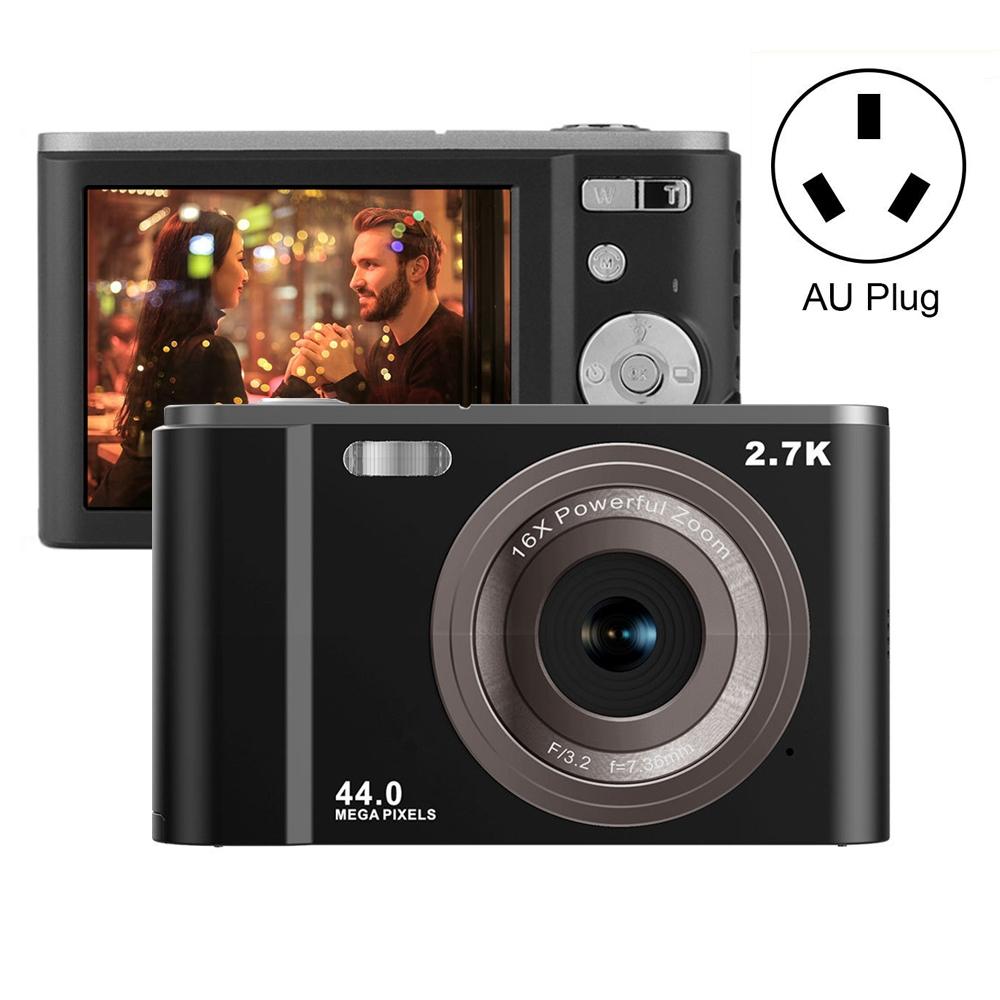 2.7k Full Hd 44mp 16x Zoom 2.88 Digital Camera for Kids - Silver