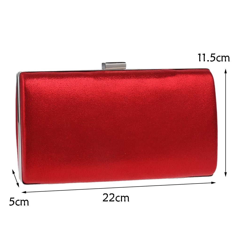 Square Party Handbag For Women Elegant Crossbody Bag For Banquets And Events - Silver