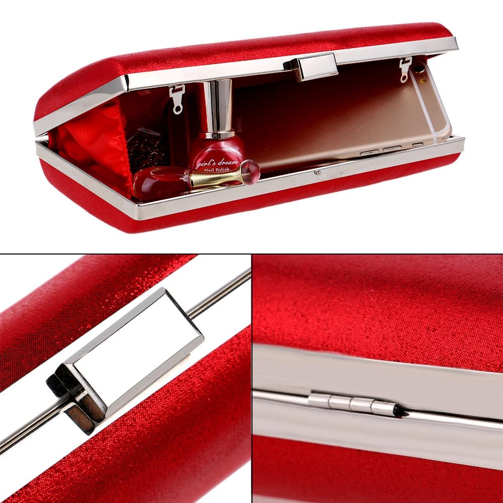 Square Party Handbag For Women Elegant Crossbody Bag For Banquets And Events - Silver