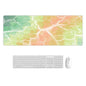 Marble Rubber Mouse Pad Durable & Stylish - Rainbow Marble