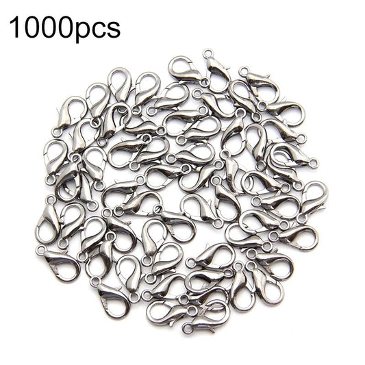 12Mm High Quality Alloy Lobster Claw For Diy Jewelry - Silver