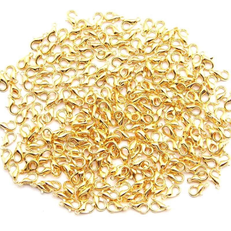 12Mm High Quality Alloy Lobster Claw For Diy Jewelry - Silver