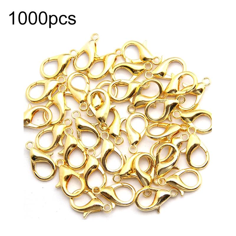 12Mm High Quality Alloy Lobster Claw For Diy Jewelry - Silver