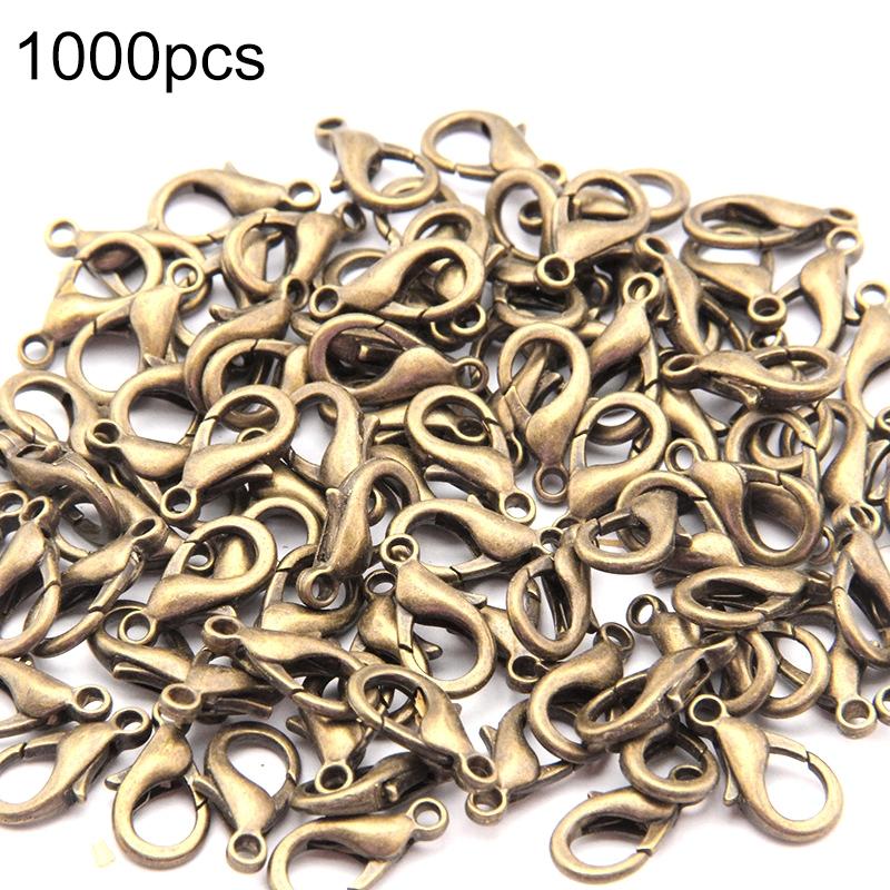 12Mm High Quality Alloy Lobster Claw For Diy Jewelry - Silver