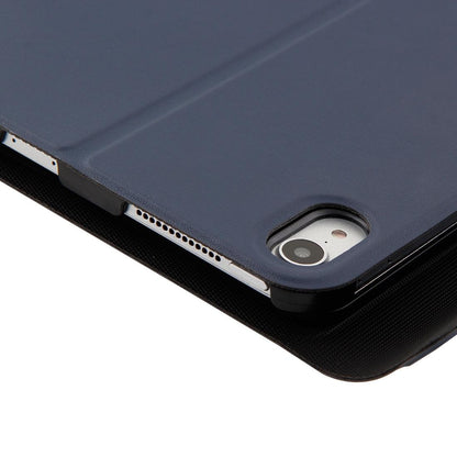 Bluetooth Keyboard & Leather Tablet Case For Ipad Pro 11 2018 - Detachable Aluminum Three-Gear Magnetic Sleep Function - Black Silver