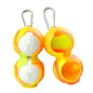 2-Pack Golf Silicone Double-Ball Protection Sleeves - Colour