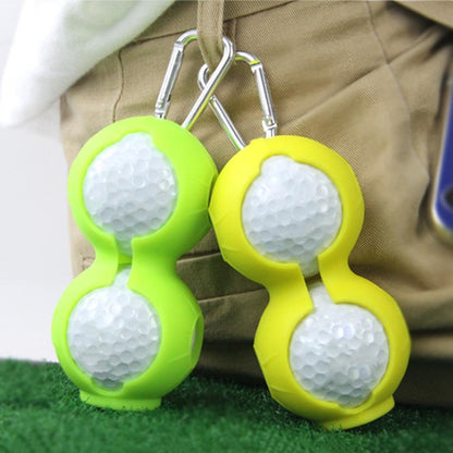 2-Pack Golf Silicone Double-Ball Protection Sleeves - Colour