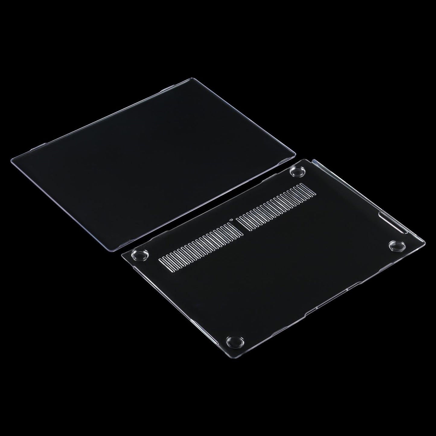 Crystal Shockproof Laptop Case - Protective - Transparent