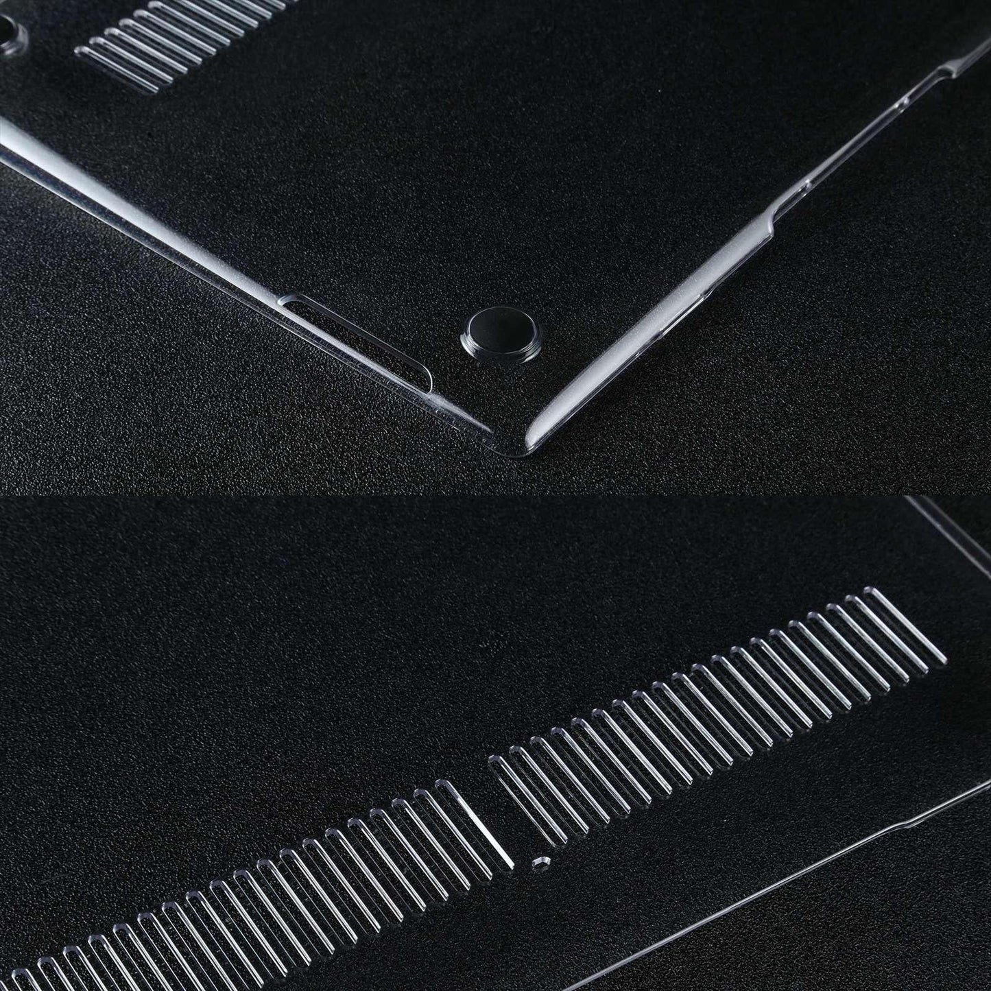 Crystal Shockproof Laptop Case - Protective - Transparent