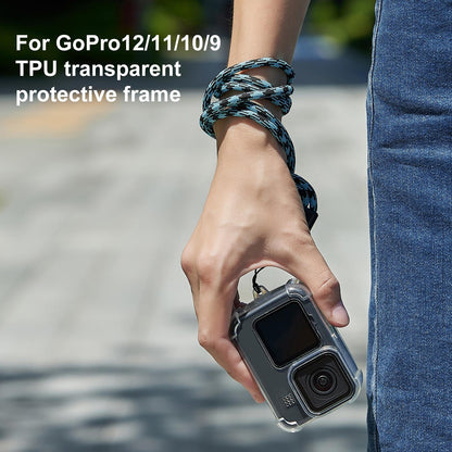 Tpu Case with Lens Cap and Neck Strap for Gopro Hero 9 / 10 / 11 / 12