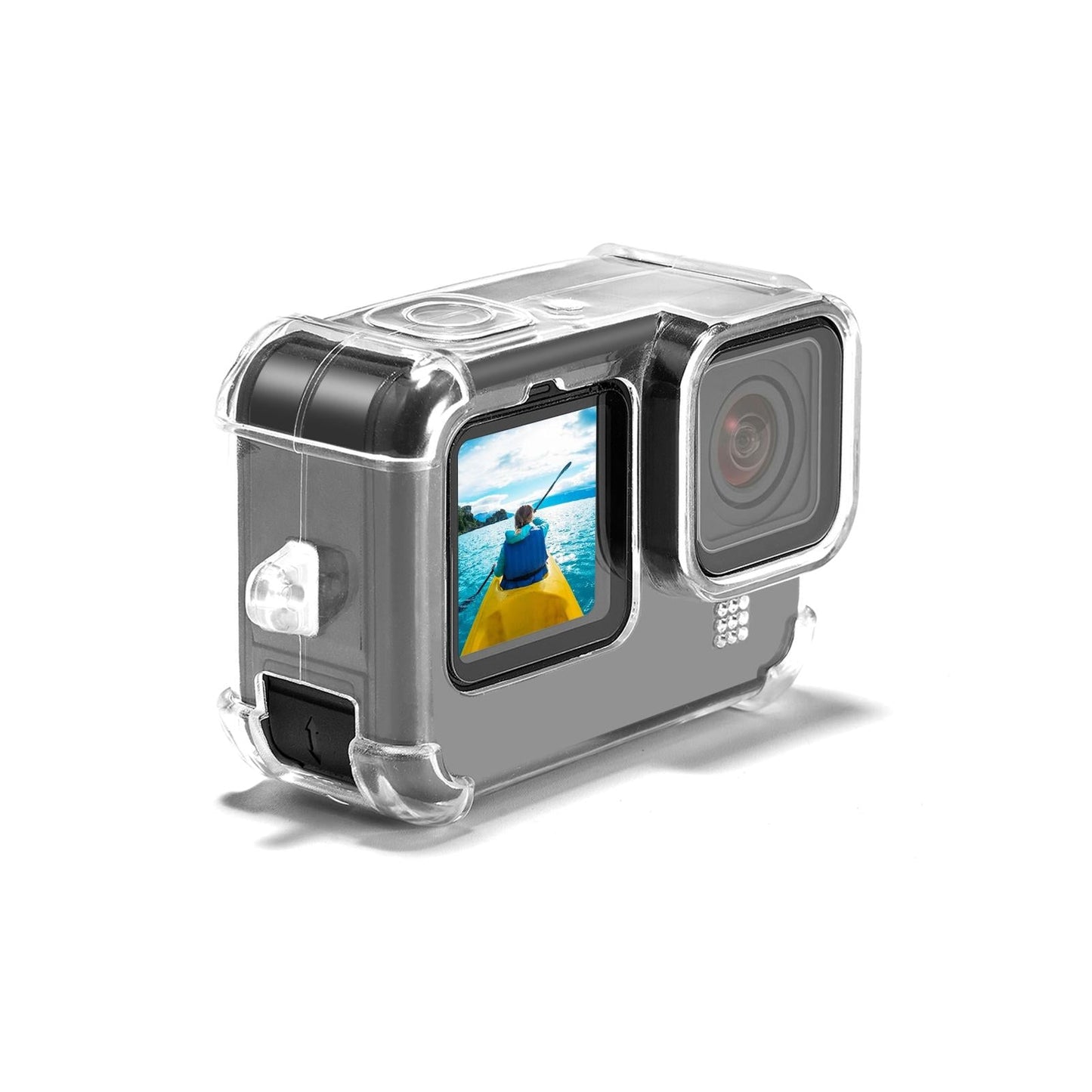Tpu Case with Lens Cap and Neck Strap for Gopro Hero 9 / 10 / 11 / 12