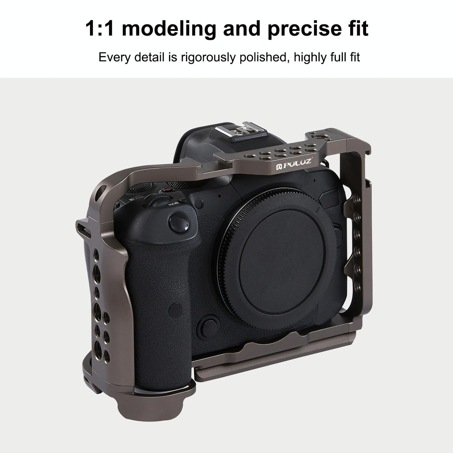Canon Eos R5 / R6 Video Camera Cage Stabilizer - Handleless Bronze