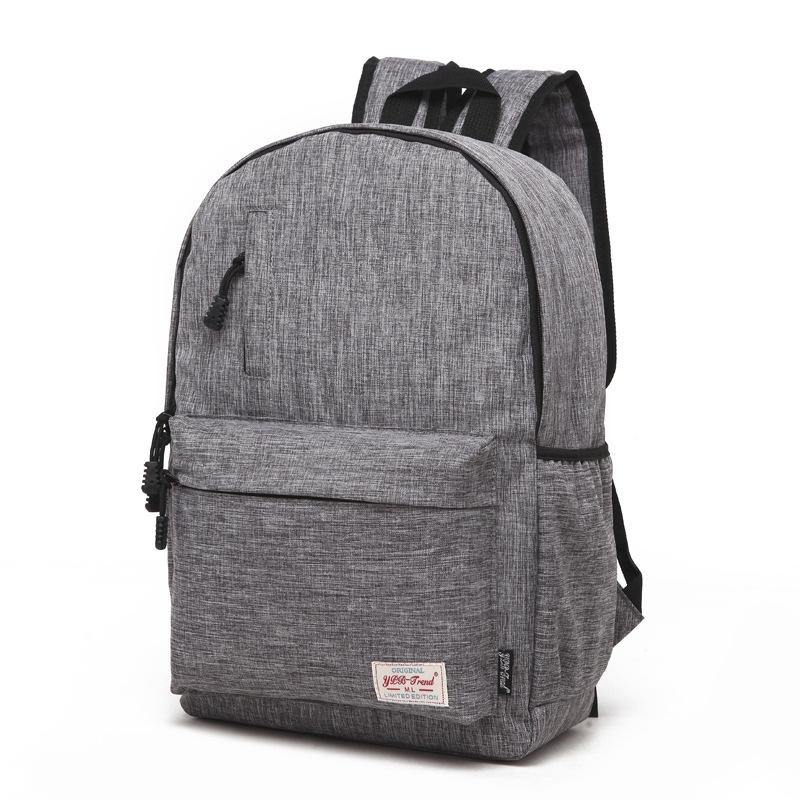 Multi-Function Canvas Laptop Backpack - Fits 15.6 Macbook Samsung Sony Dell Alienware Chuwi Asus Hp - 42X29X13Cm - Baby Blue