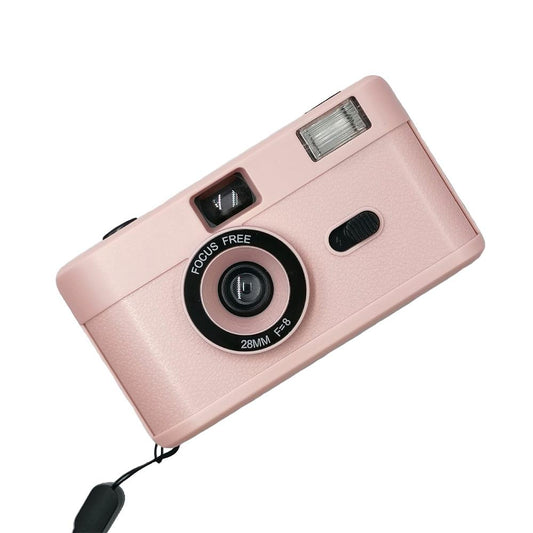 Retro Manual Reusable Film Camera for Kids - no Film - Pink