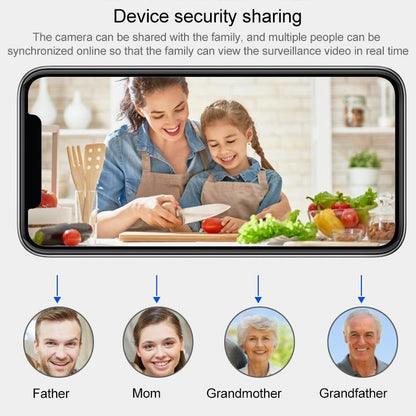 1080P Hd Wifi Ip Camera With Night Vision Motion Detection Two-Way Intercom & Tf Card Support