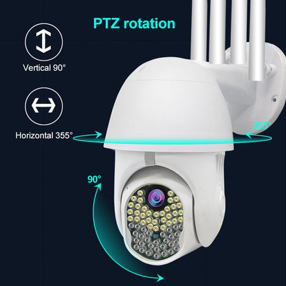 1080P Hd Wifi Ip Camera With Night Vision Motion Detection Two-Way Intercom & Tf Card Support