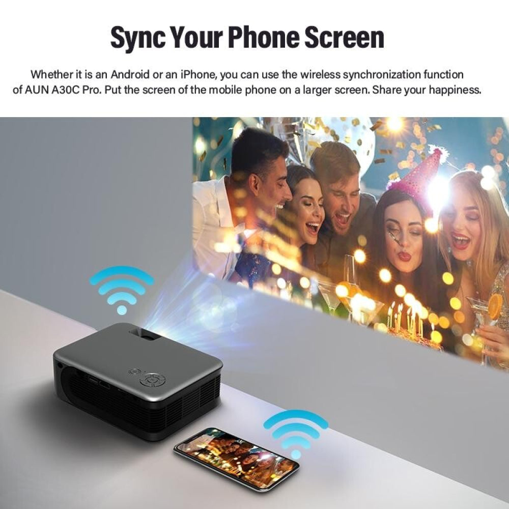 Portable Home Theater Projector - 3000 Lumens