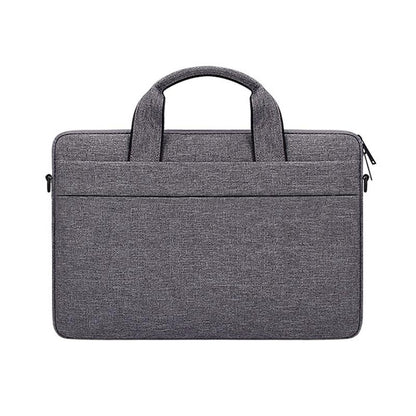 Portable 13.3 Laptop / Tablet Bag With Dual Pockets And Soft Handle - Navy Blue