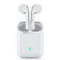 Wireless t & g J18 Bluetooth Earphones with Charging Box - White