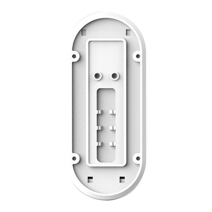 Smart Wifi Video Doorbell With Night Vision & Remote Monitoring - White