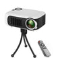 Portable 800 Lumen Home Theater Projector - 1080P Support - White